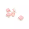 Conjunto de teclas mecânicas REDRAGON A130 PBT Doubleshot — teclas rosa, construção PBT Doubleshot