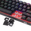 Teclado REDRAGON FIZZ PRO K616-RGB B Gaming USB RF Wireless Bluetooth QWERTY preto vermelho