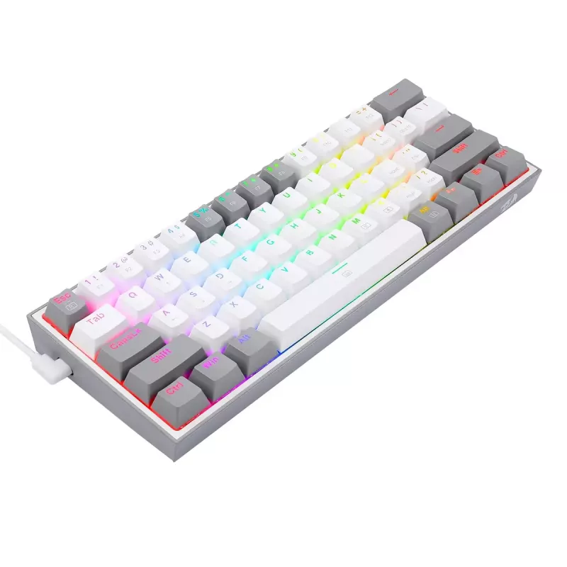 Redragon K617 Fizz RGB 60% teclado mecânico gaming com fios, preto