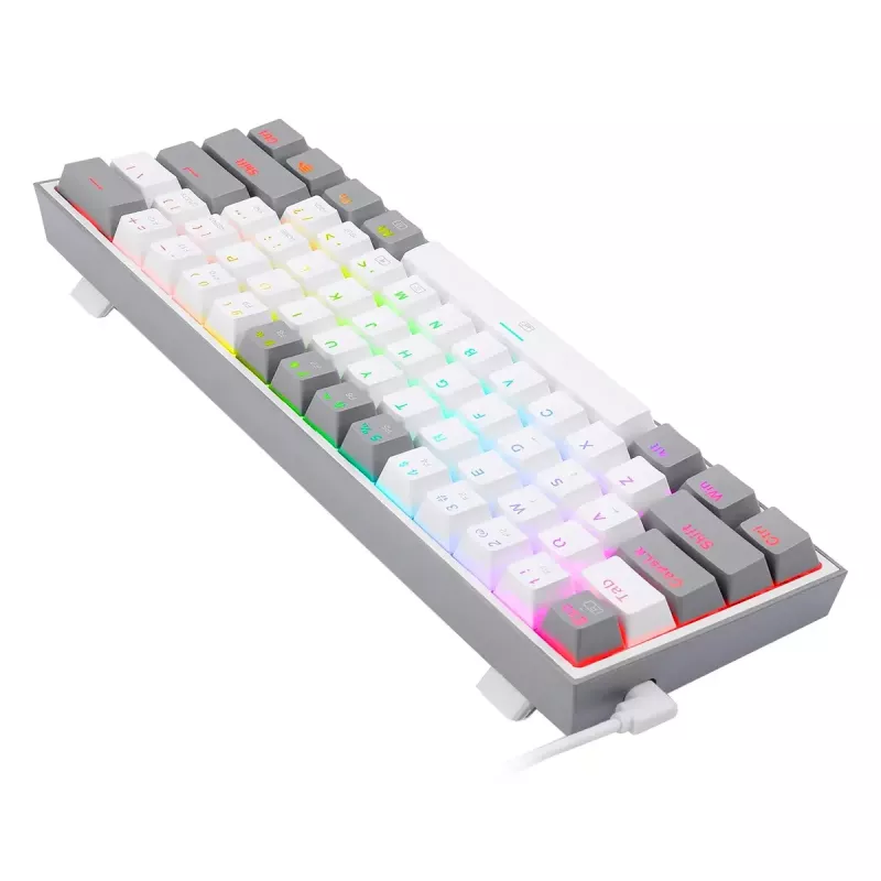 Redragon K617 Fizz RGB 60% teclado mecânico gaming com fios, preto