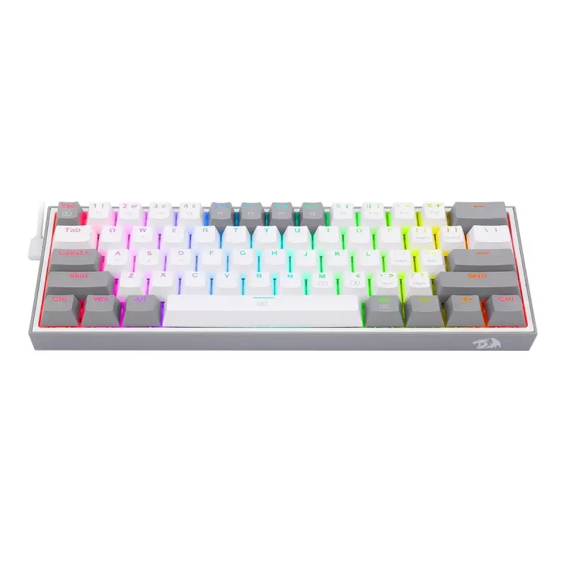 Redragon K617 Fizz RGB 60% teclado mecânico gaming com fios, preto