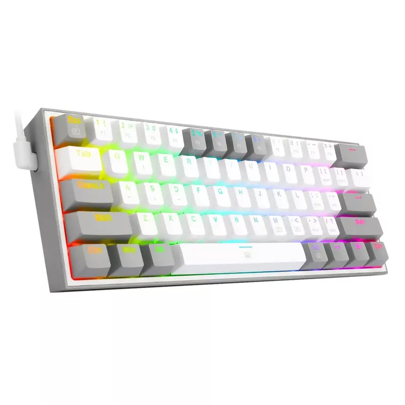 Redragon K617 Fizz RGB 60% teclado mecânico gaming com fios, preto