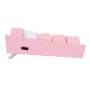 Teclado mecânico REDRAGON K617-Fizz RGB – USB com fio, rosa/branco, cabo de 1,5 m