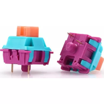 Conjunto de switches mecânicos para teclado Redragon A113 Bullet R, vermelho