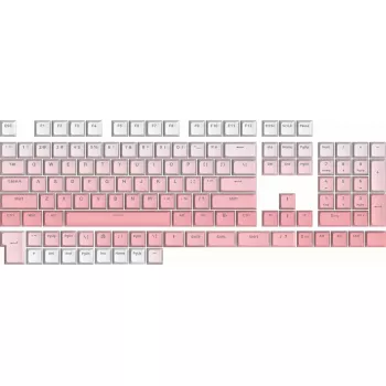 Teclado mecânico REDRAGON A139 Ombre Pink retroiluminação RGB