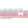 Teclado mecânico REDRAGON A139 Ombre Pink retroiluminação RGB