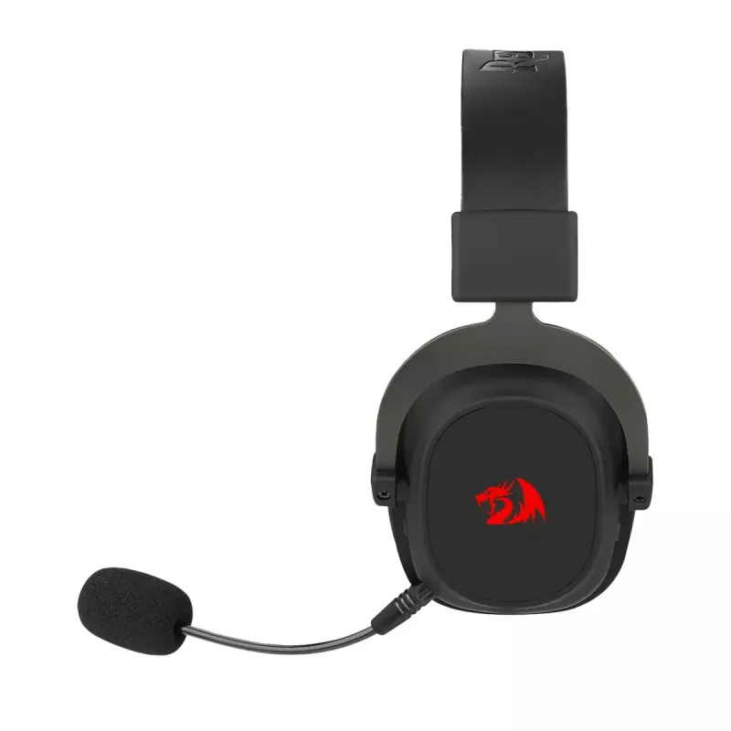 Auscultadores de cabeça com fio e Bluetooth REDRAGON H510 Zeus Pro RGB – 20–20000 Hz, cabo de 1,8 m, preto