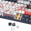 Teclado mecânico REDRAGON K686AK-RGB-PRO — RF Wireless + USB, Navy White, cabo de 1,5 m