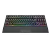 Teclado REDRAGON K515-RGB SHIVA 98 USB preto membrana com fio