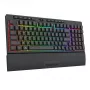 Teclado REDRAGON K515-RGB SHIVA 98 USB preto membrana com fio