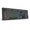 Teclado REDRAGON K518-RGB-GB Crux com fio USB preto membrana