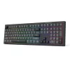 Teclado REDRAGON K518-RGB-GB Crux com fio USB preto membrana