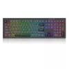 Teclado REDRAGON K518-RGB-GB Crux com fio USB preto membrana