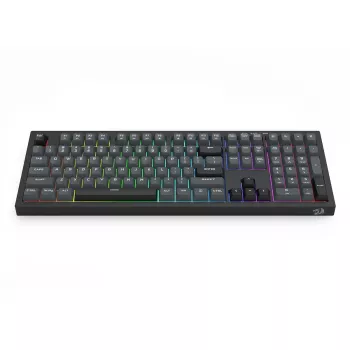 Teclado REDRAGON K518-RGB-GB Crux com fio USB preto membrana