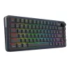 Teclado mecânico REDRAGON K708-RGB-PRO com USB, RF Wireless e Bluetooth, cabo de 1,5 m, preto, 0,76 kg