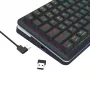 Teclado mecânico REDRAGON K708-RGB-PRO com USB, RF Wireless e Bluetooth, cabo de 1,5 m, preto, 0,76 kg