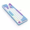 Teclado mecânico REDRAGON K707WBP-RGB-PRO com fios USB azul branco