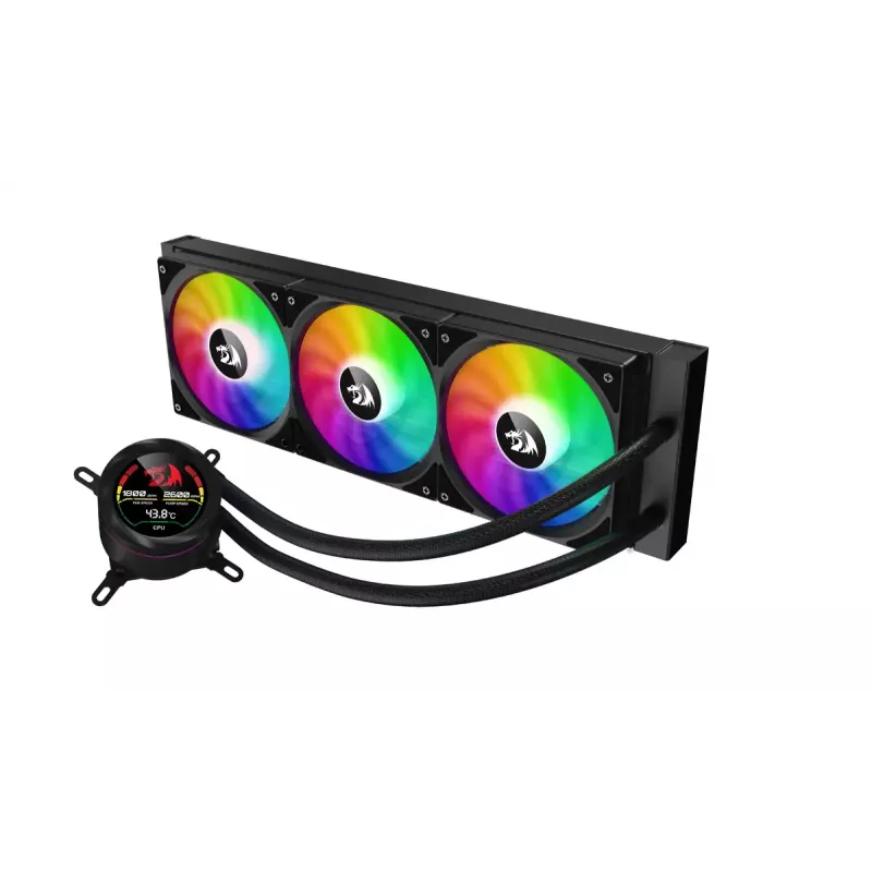Sistema de refrigeração para computador REDRAGON CCW-1017 fluxo de ar eficiente iluminação RGB