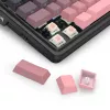 Teclado mecânico REDRAGON Antonium Pro K728SP-RGB-PRO — USB, RF Wireless, Bluetooth, preto/rosa