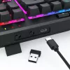 Teclado REDRAGON K516RGB-PRO SHIVA PRO 87 USB RF Wireless Bluetooth preto