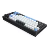 Teclado REDRAGON K732WLB-RGB-PRO URANUS PRO — 65 % mecânico, USB + RF Wireless + Bluetooth, QWERTY, layouts em inglês, cabo de 1,5 m, preto/branco