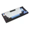 Teclado REDRAGON K732WLB-RGB-PRO URANUS PRO — 65 % mecânico, USB + RF Wireless + Bluetooth, QWERTY, layouts em inglês, cabo de 1,5 m, preto/branco