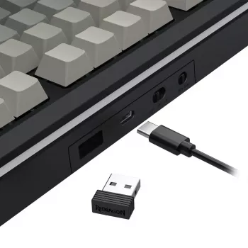 Teclado REDRAGON K734SP-RGB-PRO Wireless USB Bluetooth mecânico