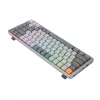 Teclado mecânico REDRAGON K652GG-RGB-PRO com fios sem fios Bluetooth cinzento