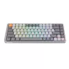 Teclado mecânico REDRAGON K652GG-RGB-PRO com fios sem fios Bluetooth cinzento