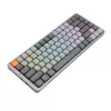Teclado mecânico REDRAGON K652GG-RGB-PRO com fios sem fios Bluetooth cinzento