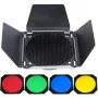 Barndoor Godox BD-04 acessório para flashes de estúdio fotográfico