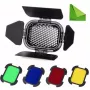 Godox BD-07 Barn Door kit de modelação de luz para AD200/AD200Pro