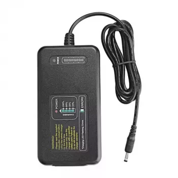 Carregador de bateria Godox C400P DC para bateria de luz de câmara preto