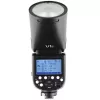 Flash compacto Godox V1-C preto 1,5 s de carregamento 420 g