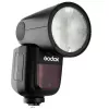 Flash compacto Godox V1-C preto 1,5 s de carregamento 420 g