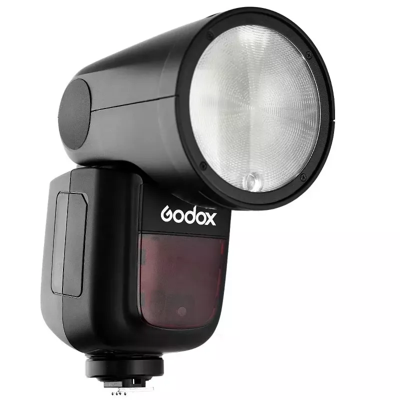 Flash compacto Godox V1-C preto 1,5 s de carregamento 420 g
