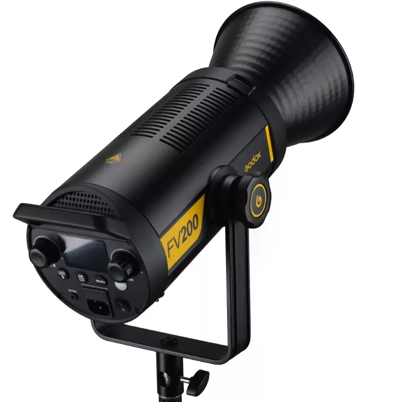Flash de estúdio fotográfico Godox FV200 1/8000 s preto