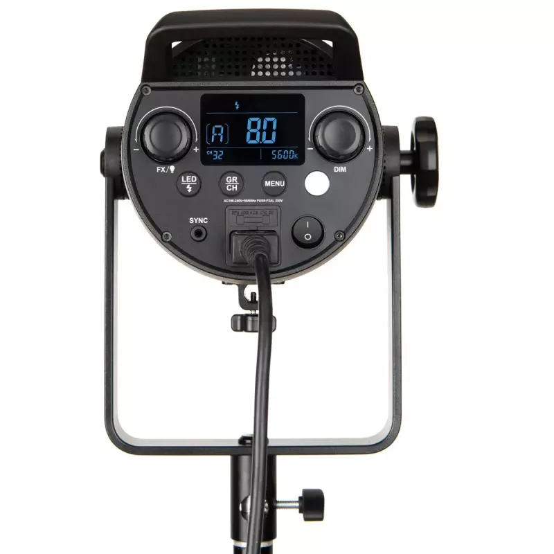 Flash de estúdio fotográfico Godox FV200 1/8000 s preto