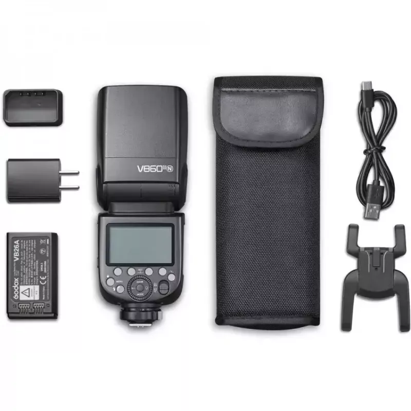 Flash slave Godox Ving V860III preto 1,5 s de reciclagem 530 g