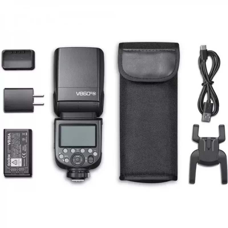 Flash Godox Ving V860III TTL Li-Ion preto para Olympus Panasonic 1,5 s de reciclagem