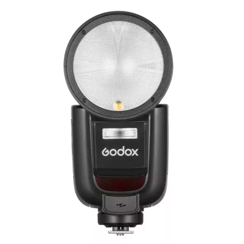 Flash para câmara de vídeo Godox V1Pro preto 1,5 s de carregamento