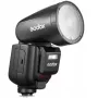 Flash para câmara de vídeo Godox V1Pro preto 1,5 s de carregamento