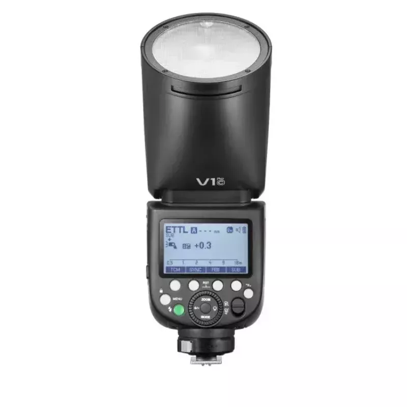 Luz de vídeo Godox V1Pro preto 1,5 s de carregamento