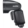 Flash Godox V100-F para Fujifilm — flash de encaixe portátil de iões de lítio