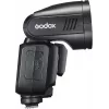 Flash Godox V100-F para Fujifilm — flash de encaixe portátil de iões de lítio