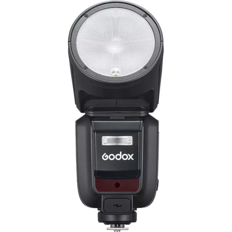 Flash Godox V100-F para Fujifilm — flash de encaixe portátil de iões de lítio