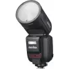 Flash Godox V100-F para Fujifilm — flash de encaixe portátil de iões de lítio