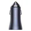 Carregador de automóvel Baseus TZCCJD-0G 40W cinzento-escuro — carregador USB para automóvel, saída de 40W
