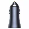 Carregador de automóvel Baseus TZCCJD-0G 40W cinzento-escuro — carregador USB para automóvel, saída de 40W