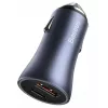 Carregador de automóvel Baseus TZCCJD-0G 40W cinzento-escuro — carregador USB para automóvel, saída de 40W